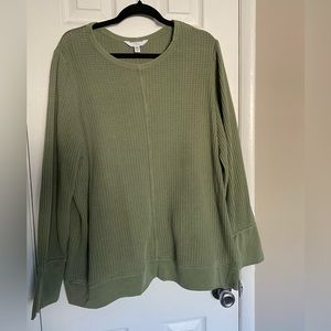 Time and Tru Size XXXL Waffle Knit Pullover